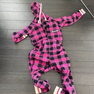 Pook plaid onesie